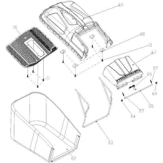 Травосборник Champion LM5131 после 2019г.